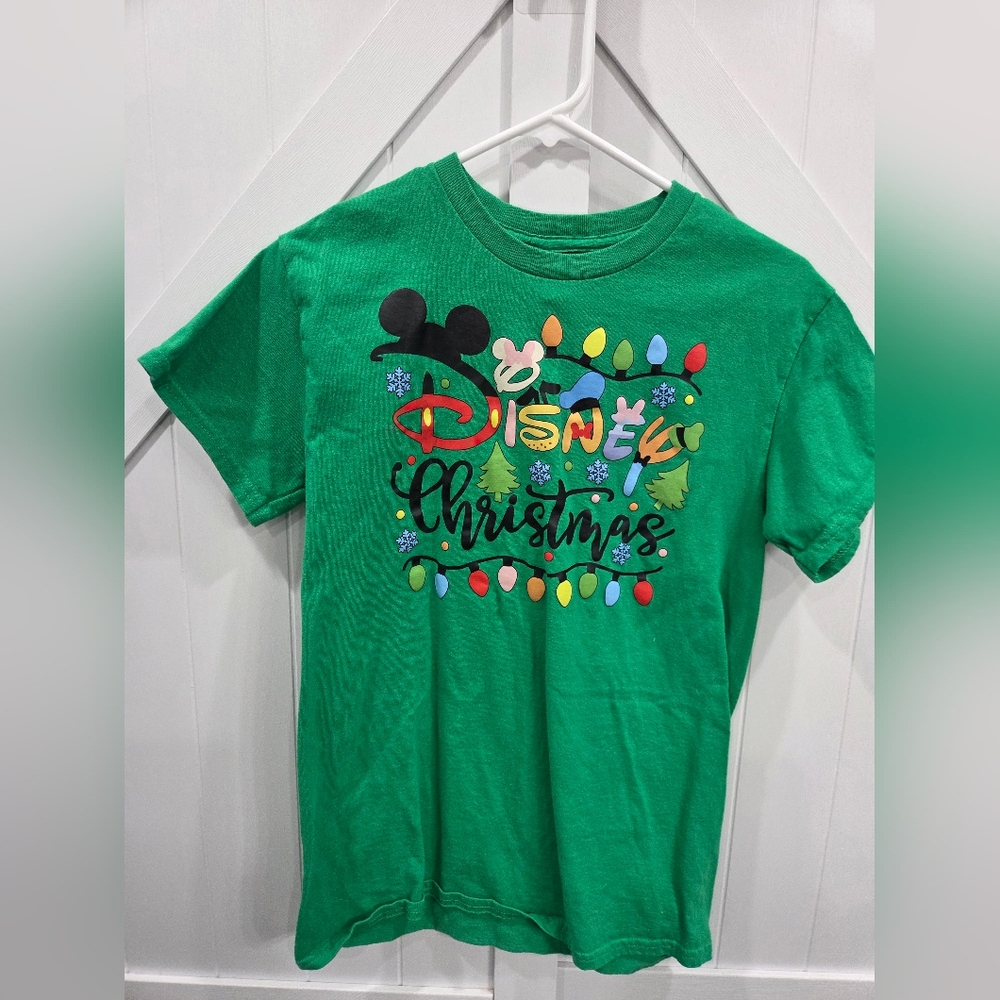 Disney Kids Festive Green Christmas Tee